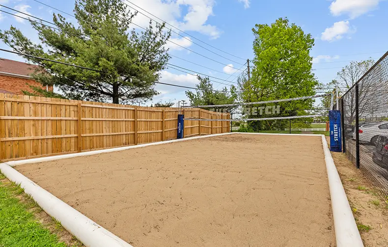 sand volleyball court