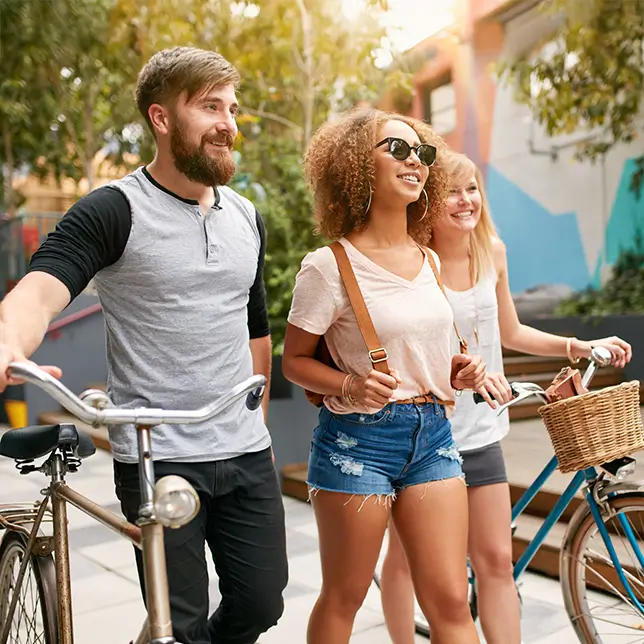 group of diverse young adults